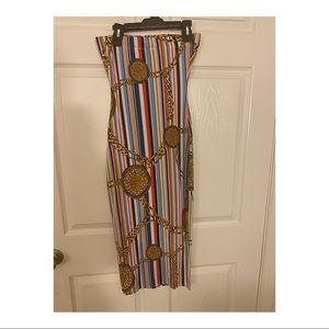 Multicolor Tube Dress